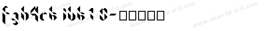 FZH4CK JBK1 0字体转换